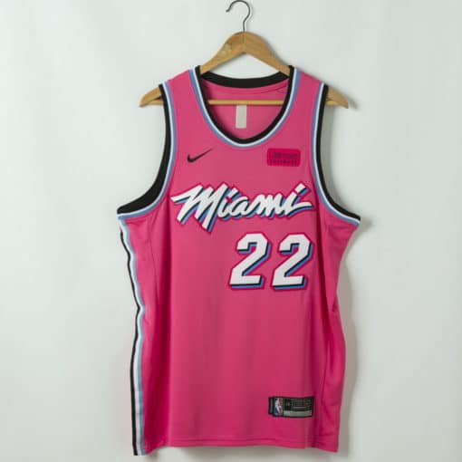 Jimmy Butler #22 Miami Heat 2020-21 Pink Swingman Jersey
