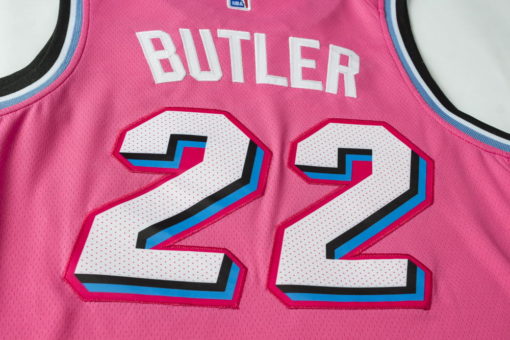 Jimmy Butler Miami Heat 2020-21 Pink Swingman Jersey 2