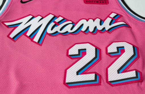 Jimmy Butler Miami Heat 2020-21 Pink Swingman Jersey 3