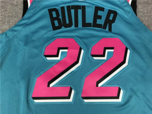 Jimmy Butler Miami Heat 2020-21 VICEWAVE blue Swingman Jersey 2