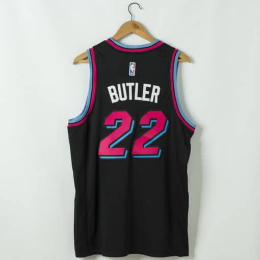 Jimmy Butler Miami Heat 2020-21 vice night blue Swingman Jersey 1