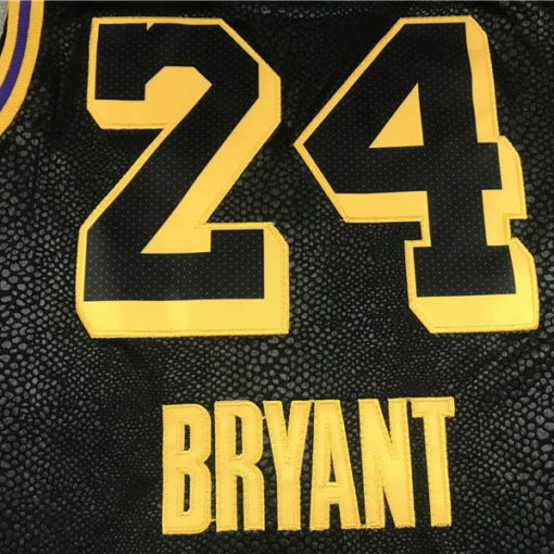 Kobe Bryant #24 Los Angeles Lakers City Edition Black Jersey With Love Path 1