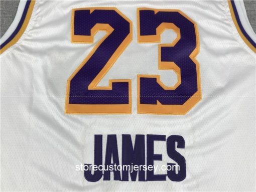 Los Angeles Lakers LeBron James 2019-20 Association Edition Swingman Jersey 3