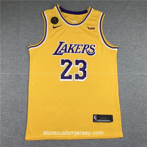 Los Angeles Lakers LeBron James 2019-20 Icon Edition Swingman Jersey 1