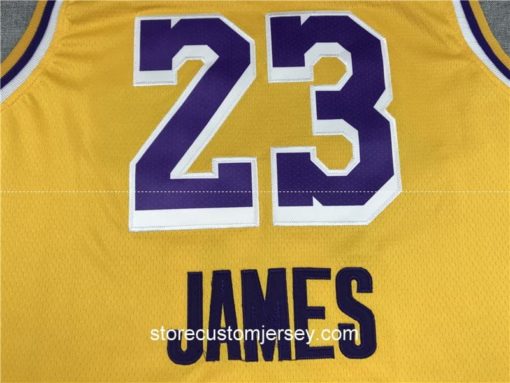 Los Angeles Lakers LeBron James 2019-20 Icon Edition Swingman Jersey 3