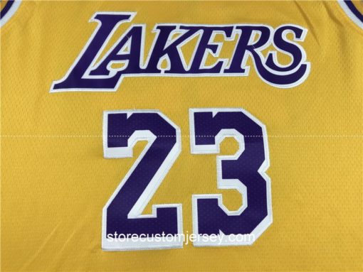 Los Angeles Lakers LeBron James 2019-20 Icon Edition Swingman Jersey 4