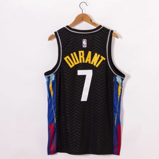 Kevin Durant 2021 City Edition Black Jerseys back