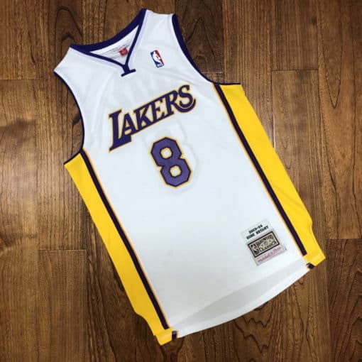 Kobe Bryant Los Angeles Lakers Alternate 2003-04 white jersey 1