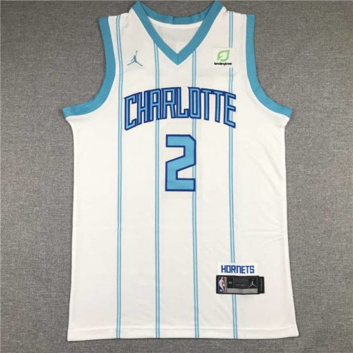 LaMelo Ball #2 Charlotte Hornets 2021 White Association Swingman Jersey