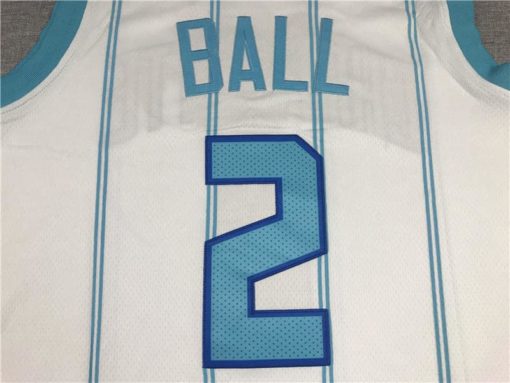 LaMelo Ball #2 Charlotte Hornets 2021 White Association Swingman Jersey name