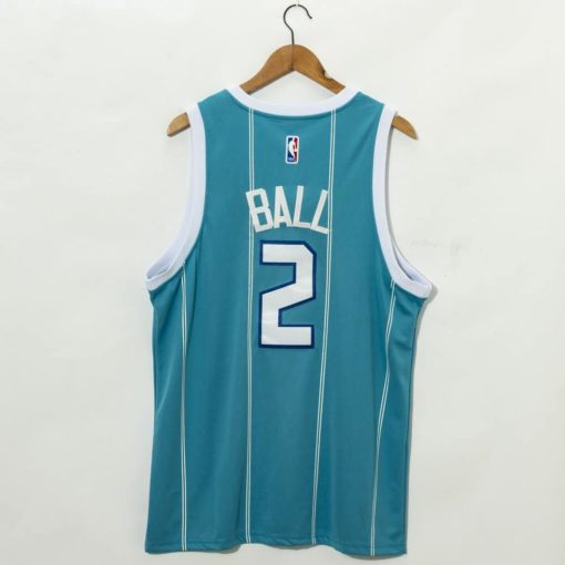 LaMelo Ball Teal Charlotte Hornets 2020 Fast Break Custom Jersey back