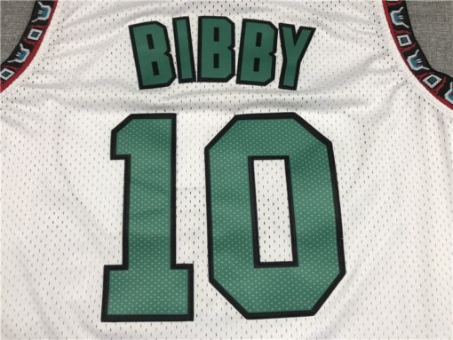 Mike Bibby 10 Vancouver Grizzlies Home 2000-01 White Swingman Jersey