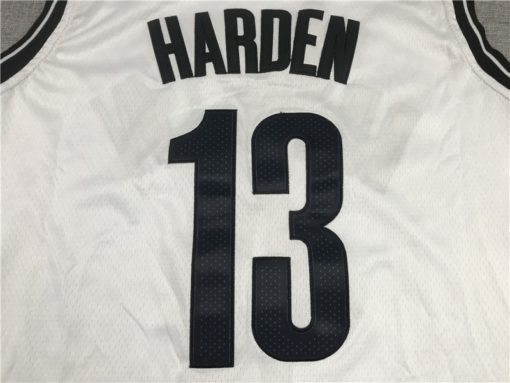 James Harden 13 Brooklyn Nets 2020-21 Association White Jersey