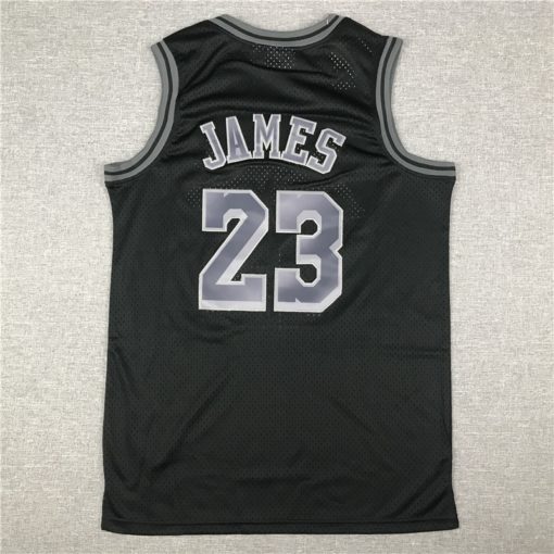 LeBron James 23 Los Angeles Lakers HWC Tonal Black Jersey