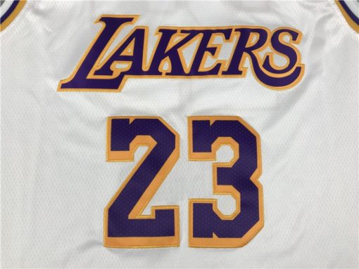 LeBron James 23 Los Angeles Lakers 2019-20 Association Edition White Jersey