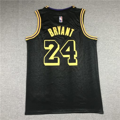 Kobe Bryant Los Angeles Lakers 2020 Black 8-24 Mamba Day Special Edition Jersey