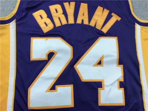 Kobe Bryant 24 Los Angeles Lakers Retro Retired Royal Edition Jersey