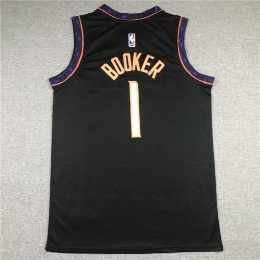 Devin Booker 1 Phoenix Suns Black 2019-20 City Edition Jersey