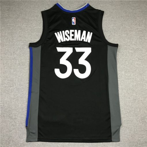 James Wiseman 33 Golden State Warriors 2020 City Black Jersey