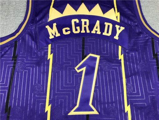 Tracy McGrady 1 Toronto Raptors2020 CNY Purple Throwback Jersey