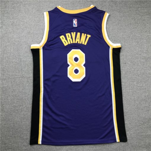 Kobe Bryant 8 Los Angeles Lakers 2019-20 Statement Purple Jersey