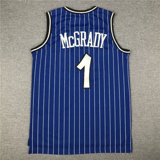 Tracy Mcgrady 1 Orlando Magic Throwback M&N Royal Blue Jersey