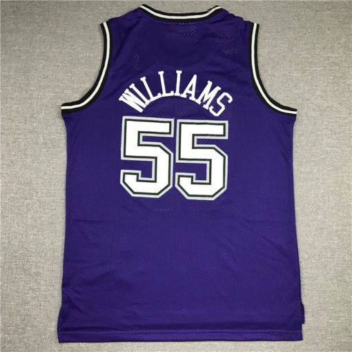 Jason Williams 55 Sacramento Kings 1998-99 Alternate Purple Jersey