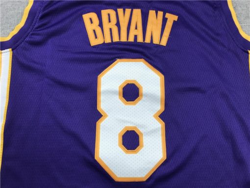 Kobe Bryant 8 Los Angeles Lakers Retro Retired Purple Edition Jersey