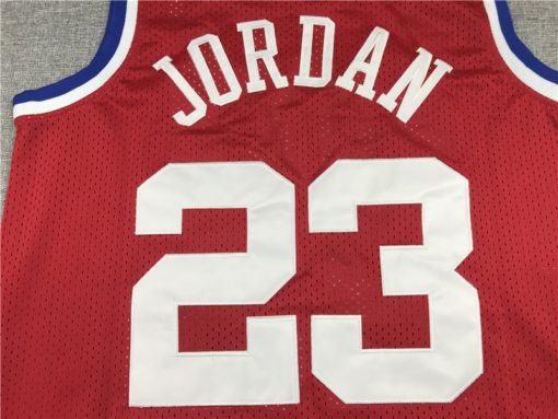 Michael Jordan 23 All-Star East 1989 Red Jersey