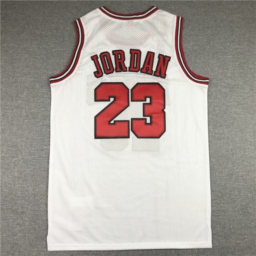 Michael Jordan 23 Chicago Bulls 1997-98 Champion Edition White Jersey