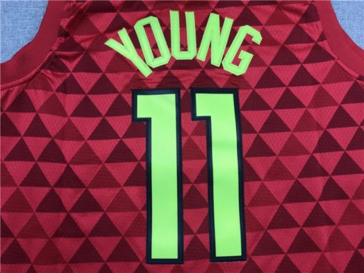 Trae Young 11 Atlanta Hawks 2020 Red Jersey