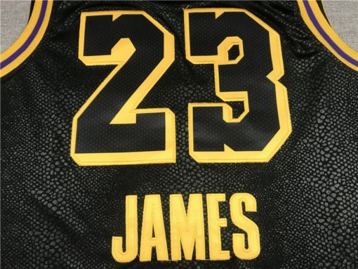 LeBron James 23 Los Angeles Lakers Black City Edition Jersey Love Path