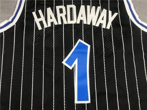 Penny Hardaway 1 Orlando Magic Hardwood Classics Black Vintage Jersey