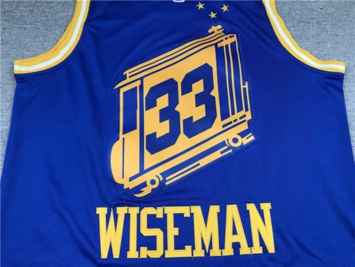 James Wiseman 33 Golden State Warriors 2020/21 Royal Badge Jersey Classic Edition