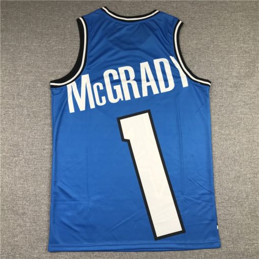 Tracy Mcgrady 1 Orlando Magic 2020 Blue Big Face Swingman Jersey