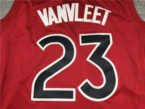 Fred VanVleet 23 Toronto Raptors 2020-21 Red Icon Edition Stitched Jersey