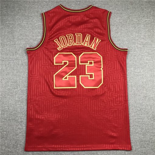 Michael Jordan 23 Chicago Bulls 2020 Chinese New Year Red HWC Jersey