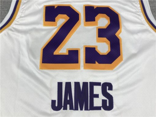 LeBron James 23 Los Angeles Lakers 2019-20 Association Edition White Jersey