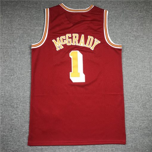 Tracy Mcgrady 1 Houston Rockets Red M&N Retro 2004-05 Jersey