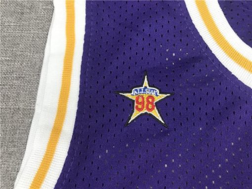 Kobe Bryant 8 All Star 1998 Game Purple Hardwood Classics Throwback Jersey