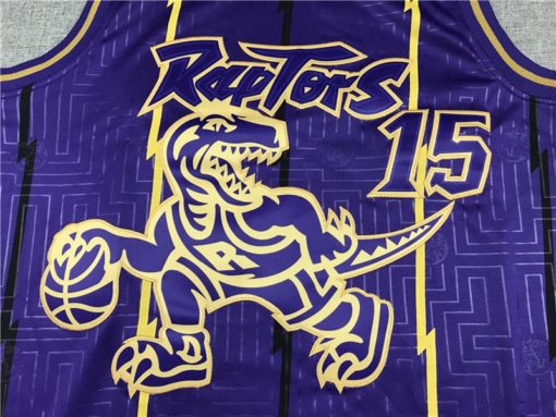 Vince Carter #15 Toronto Raptors Purple Mouse Limited Edition Jersey