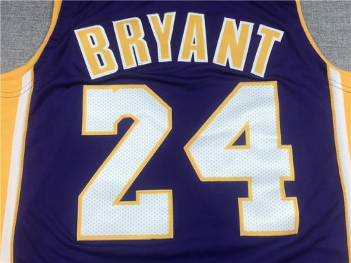 Kobe Bryant 24 Los Angeles Lakers M&N 2006-07 Purple Jersey