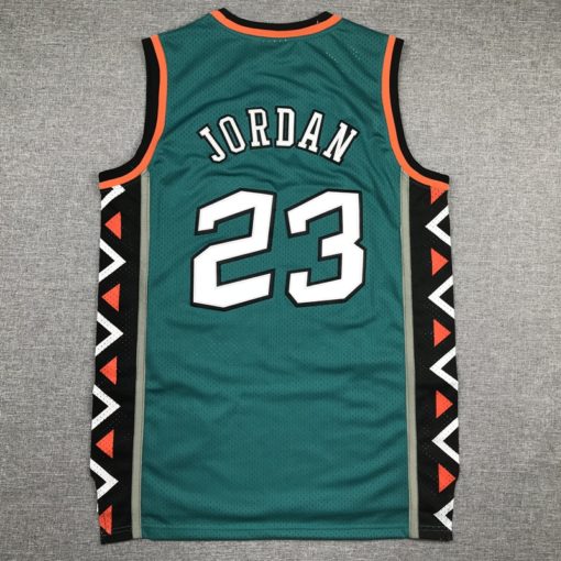 Michael Jordan 23 All Star Game 1996 Green Hardwood Classics Retro Jersey