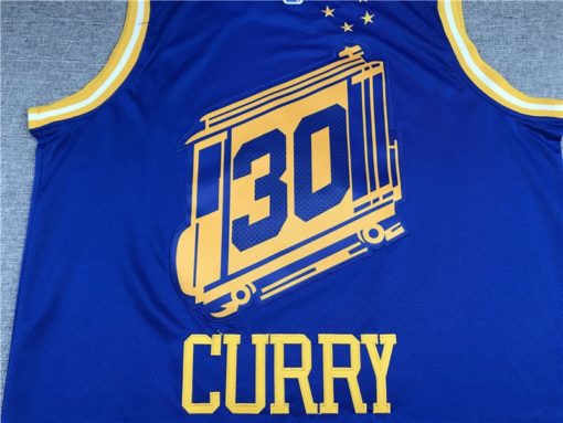 Stephen Curry 30 Golden State Warriors 2020-21 Classic Edition Royal Jersey