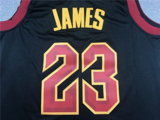 Lebron James 23 Cleveland Cavaliers Black Jersey