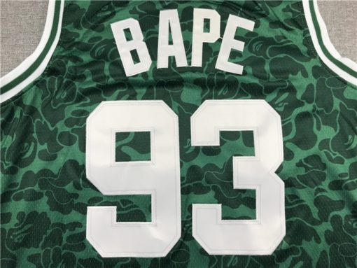 BAPE 93 Celtics Green ABC Basketball Swingman Jersey