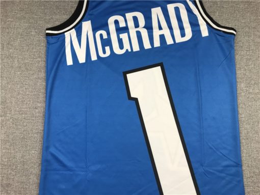 Tracy Mcgrady 1 Orlando Magic 2020 Blue Big Face Swingman Jersey