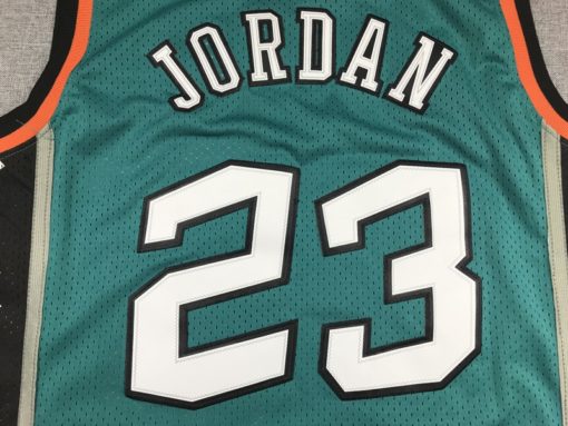 Michael Jordan 23 All Star Game 1996 Green Hardwood Classics Retro Jersey