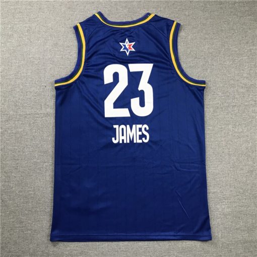 LeBron James 23 Los Angeles Lakers Blue 2020 All-Star Game Jersey