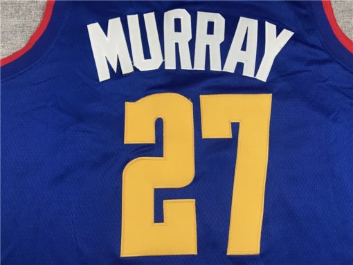 Jamal Murray 27 Denver Nuggets 2021 Blue Statement Jersey